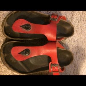 Red Birkenstock